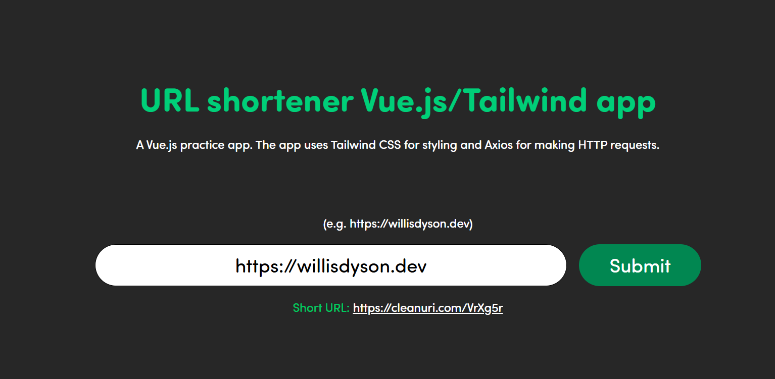 Correctly shortened URL